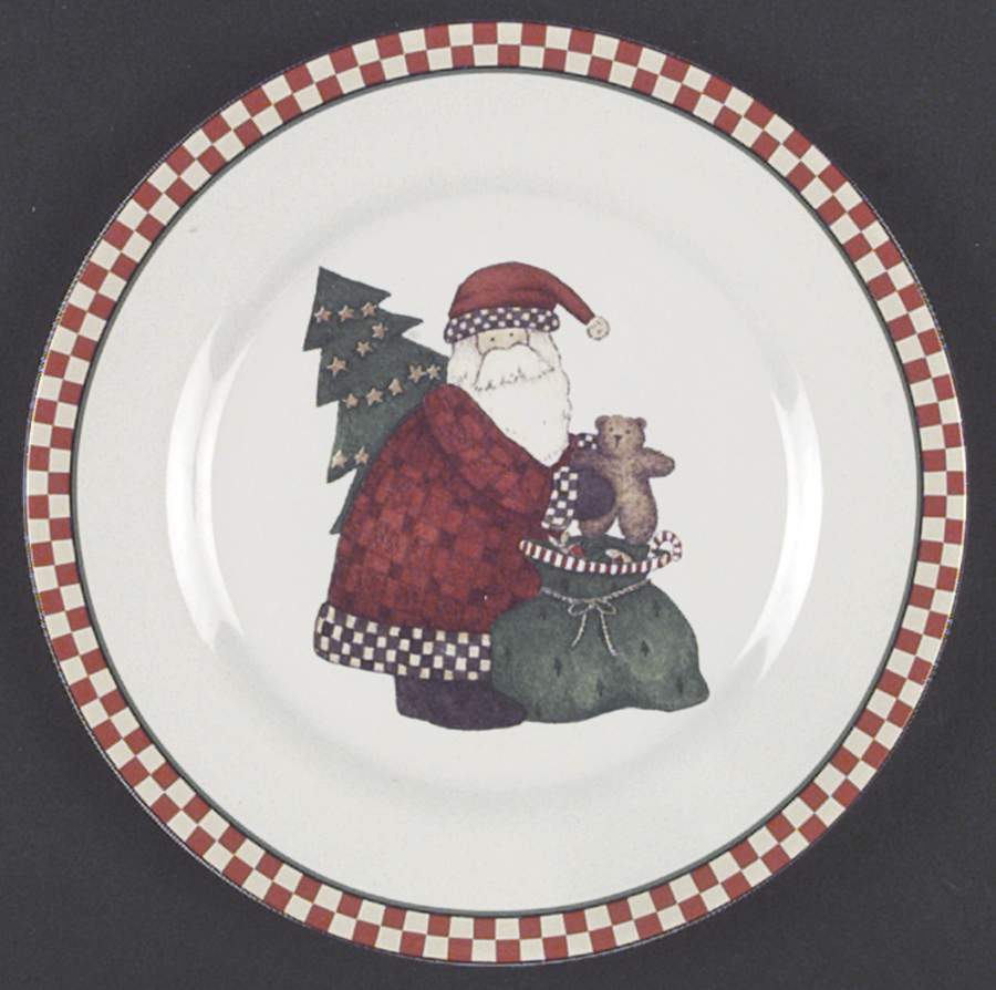 Magic of Santa Salad Plate by Sakura-1