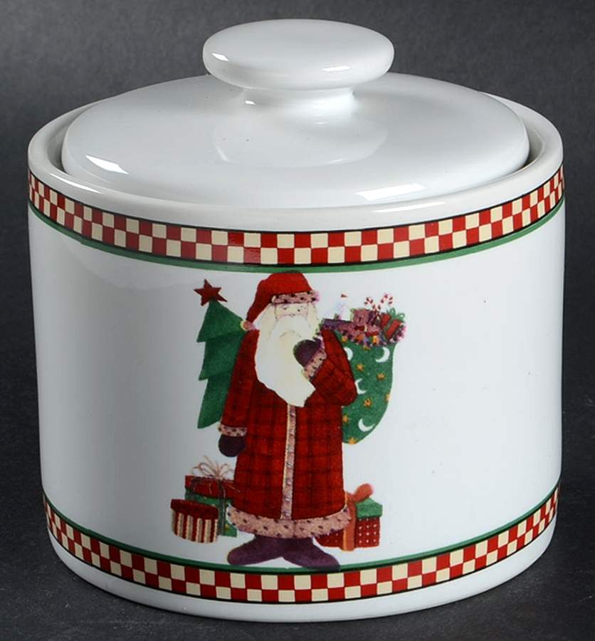 Magic of Santa Sugar Bowl & Lid by Sakura-1