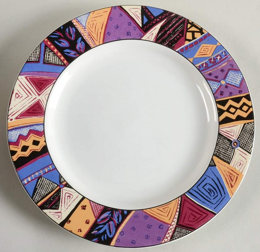 Masquerade Salad Plate by Sakura-1