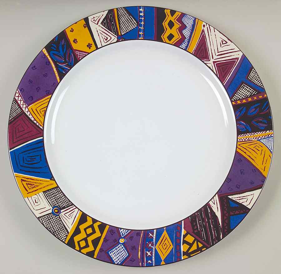 Masquerade 12" Chop Plate (Round Platter) by Sakura-1