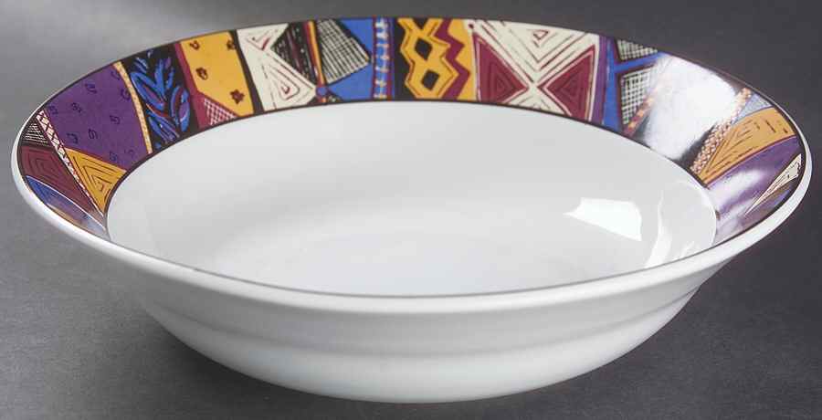 Masquerade 9" Round Vegetable Bowl by Sakura-1
