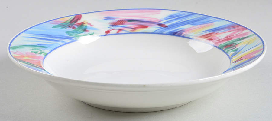 Monet(Majesticware) Rim Soup Bowl by Sakura-1
