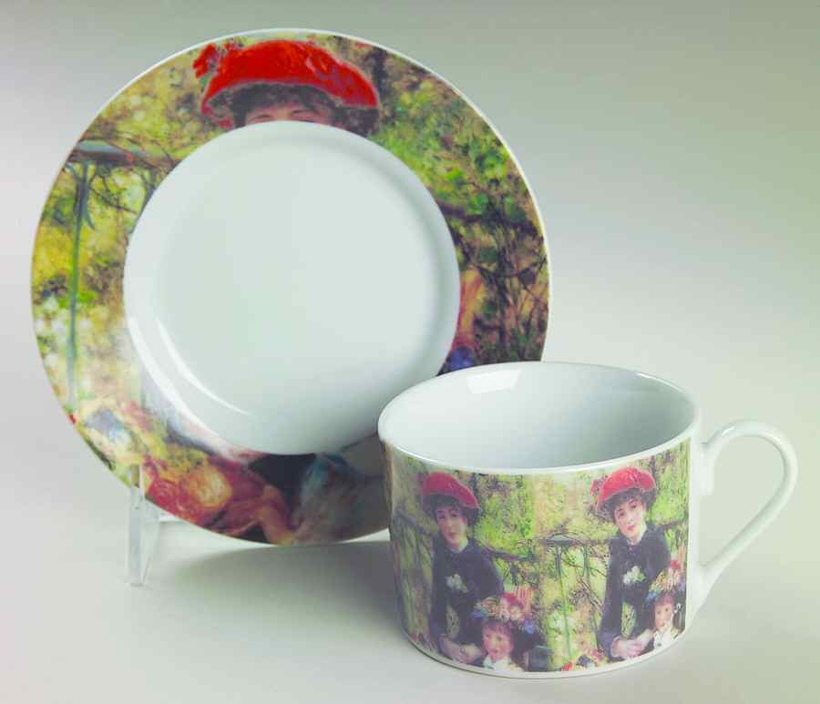 Renoir Flat Cup & Saucer Set by Sakura-1