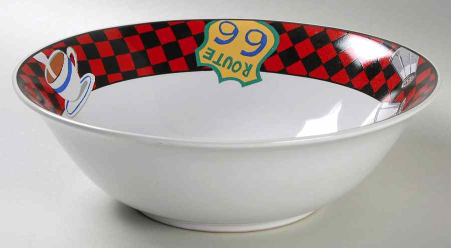 Roadside 9" Round Vegetable Bowl by Sakura-1