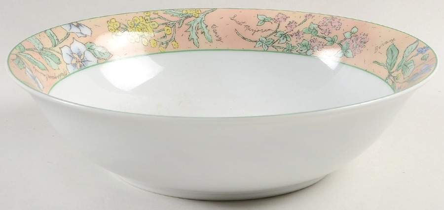 Sachet 9" Round Vegetable Bowl by Sakura-1
