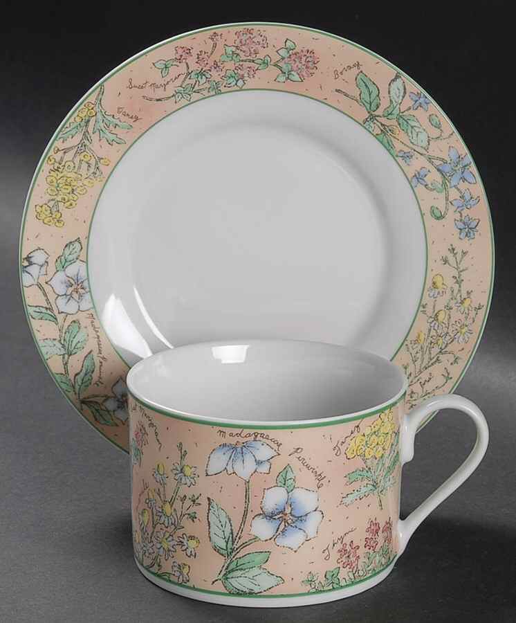 Sachet Flat Cup & Saucer Set by Sakura-1