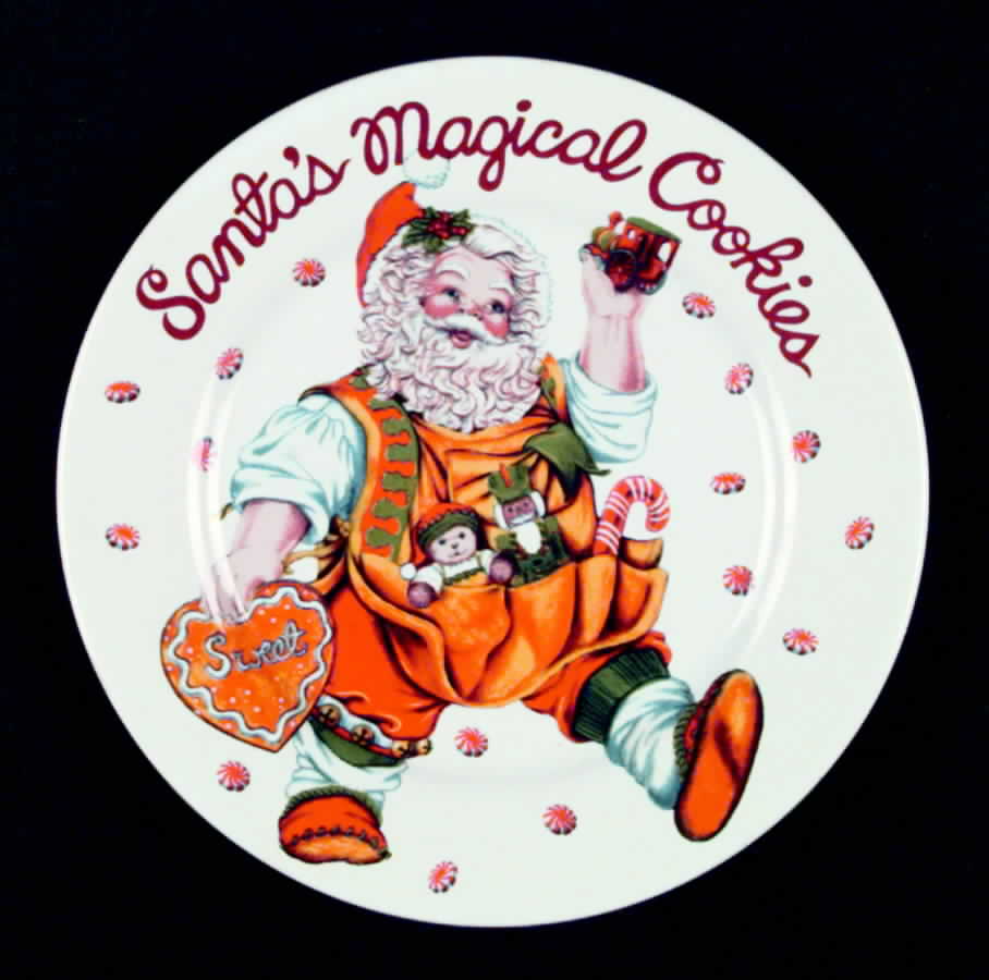 Santa's Magical Cookies Salad Plate by Sakura-1