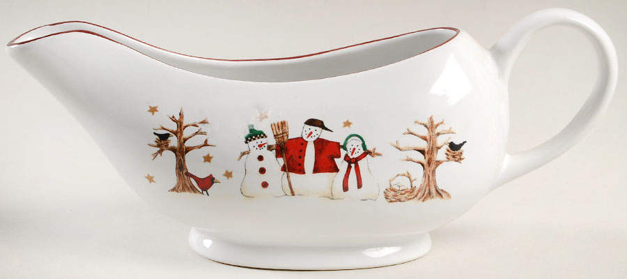 Snowman Gravy Boat by Sakura-1