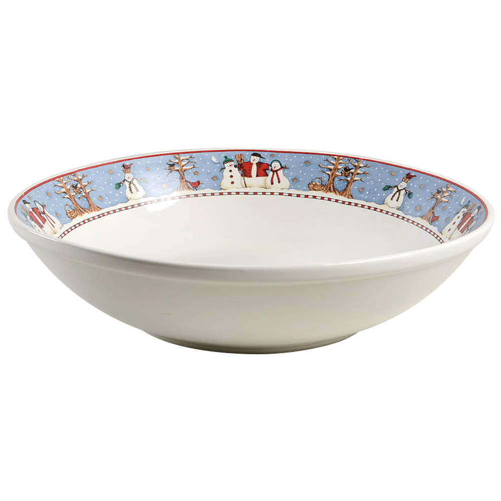 Snowman 12" Pasta Serving Bowl by Sakura-1