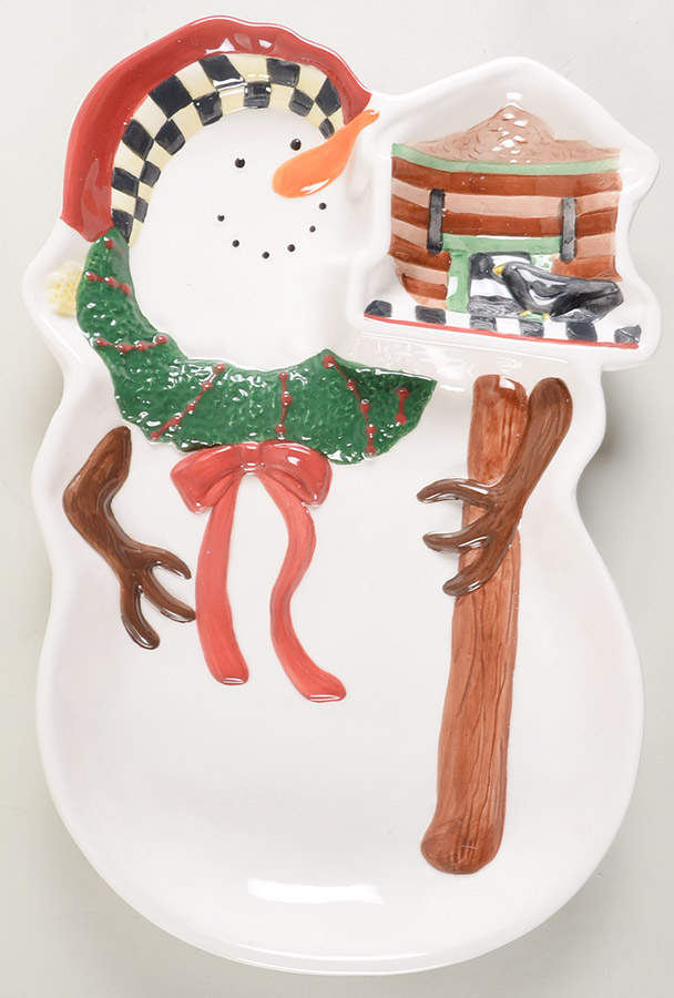 Snowman Dip Bowl for Chip & Dip Set by Sakura-1