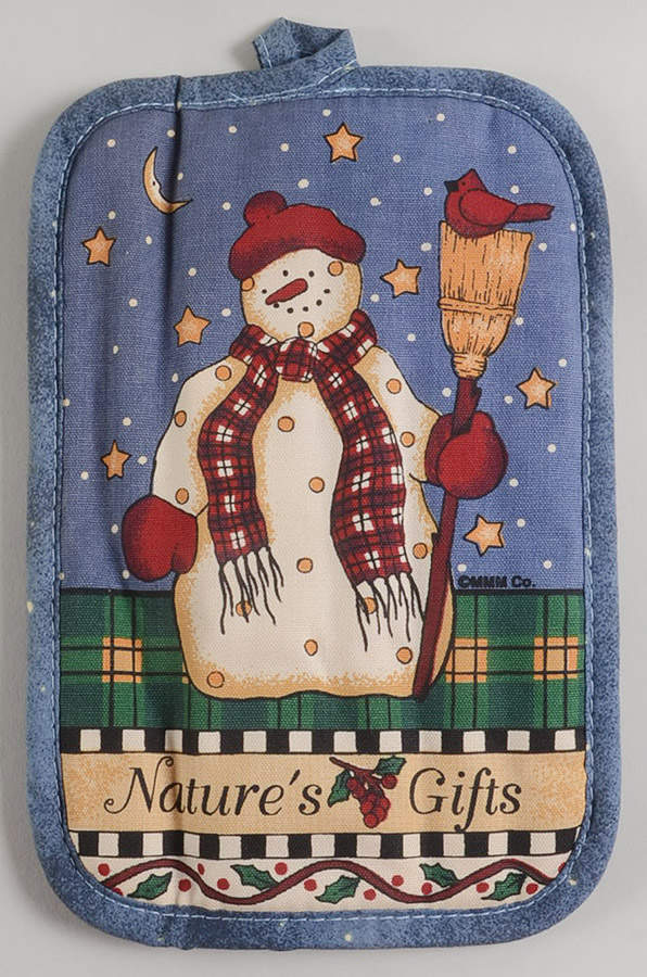 Snowman Cloth Potholder by Sakura-1