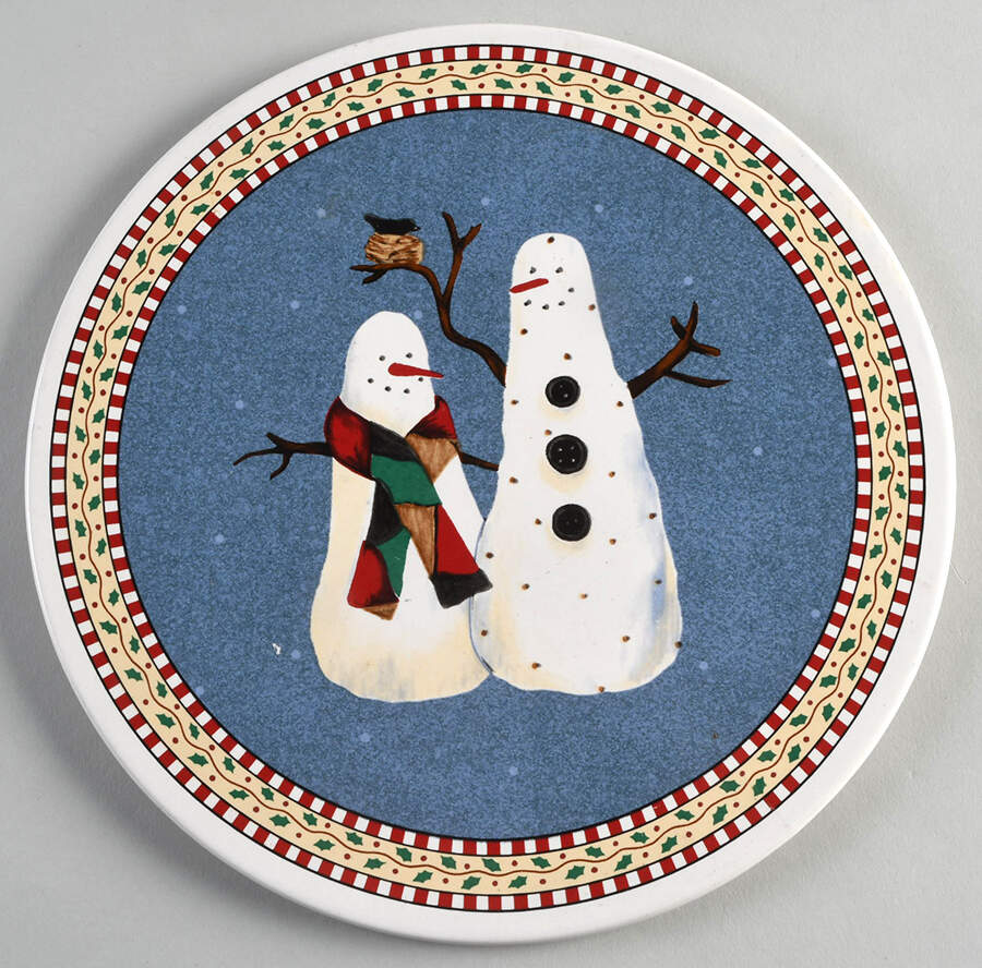Snowman Trivet by Sakura-1