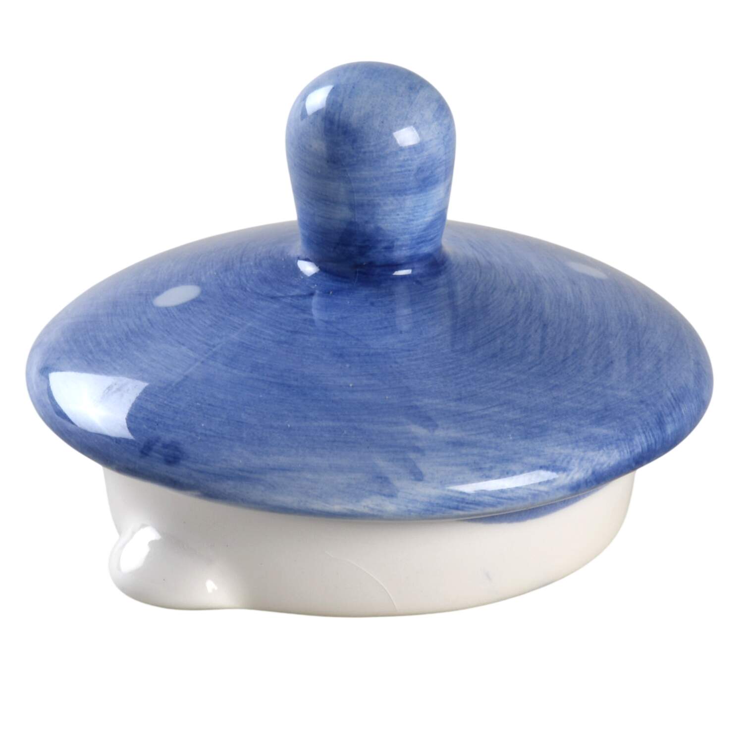 Snowman Teapot Lid for Individual Teapot with Cup by Sakura-1
