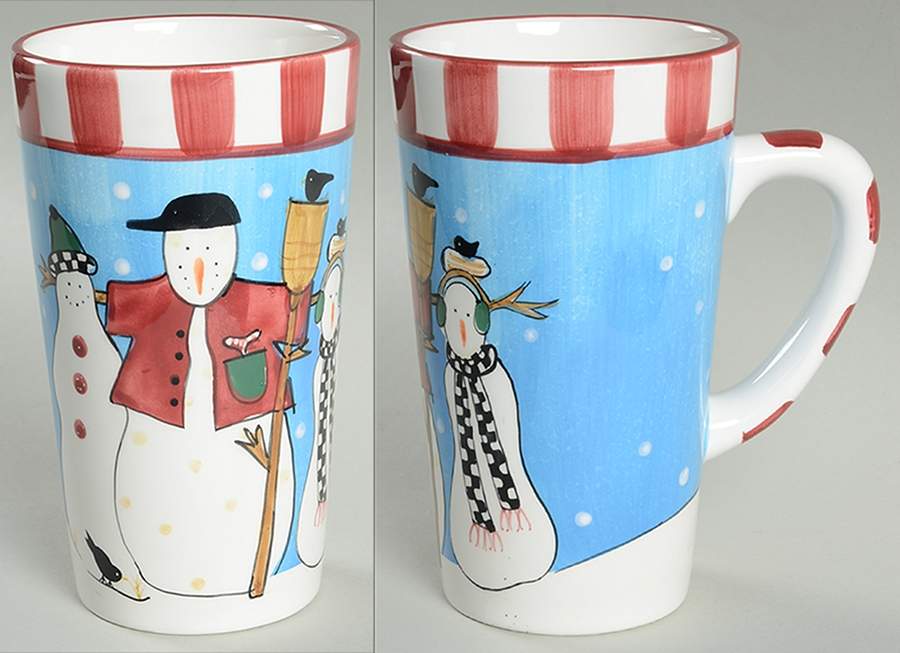 Snowman Latte Mug by Sakura-1
