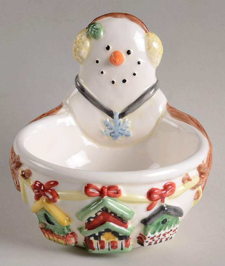 Snowman Dip Bowl (For Dip and Spreader) by Sakura-1