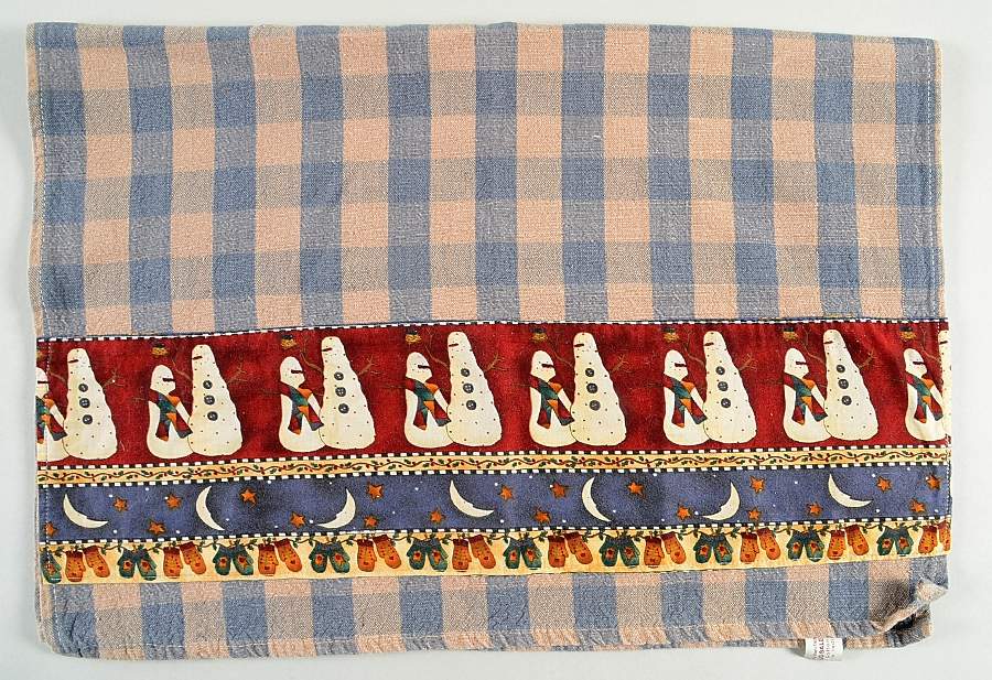Snowman Cloth Dish Towel by Sakura-1