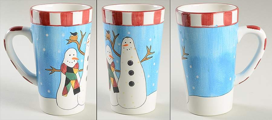 Snowman Latte Mug by Sakura-1