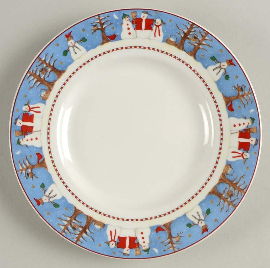 Snowman Bread & Butter Plate by Sakura-1