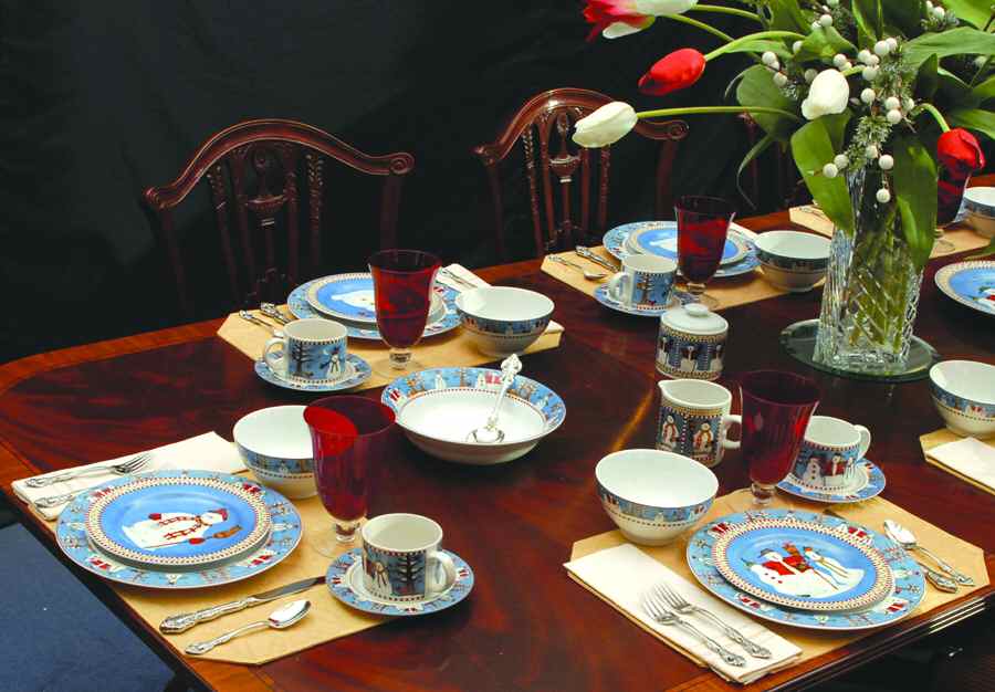 Snowman 45 Piece Estate Set by Sakura-1