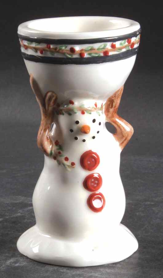 Snowman Figural Egg Cup by Sakura-1