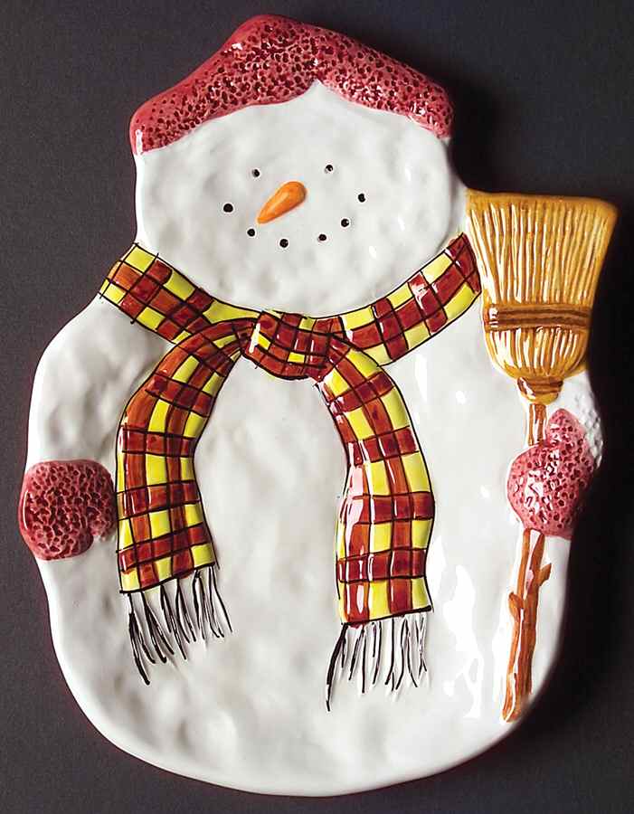 Snowman Cookie Tray by Sakura-1