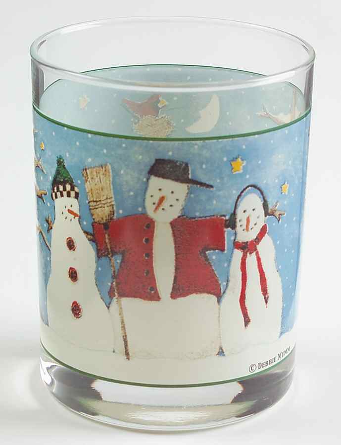 Snowman 12 Oz Glassware Double Old Fashioned by Sakura-1