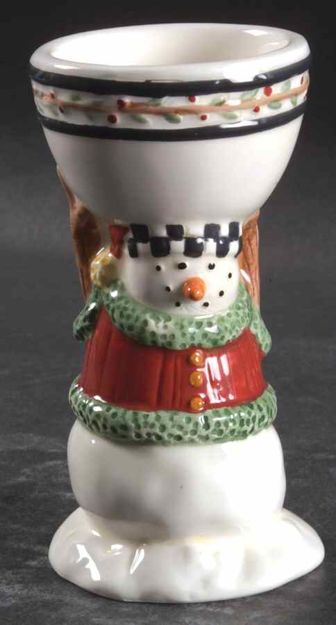 Snowman Figural Egg Cup by Sakura-1