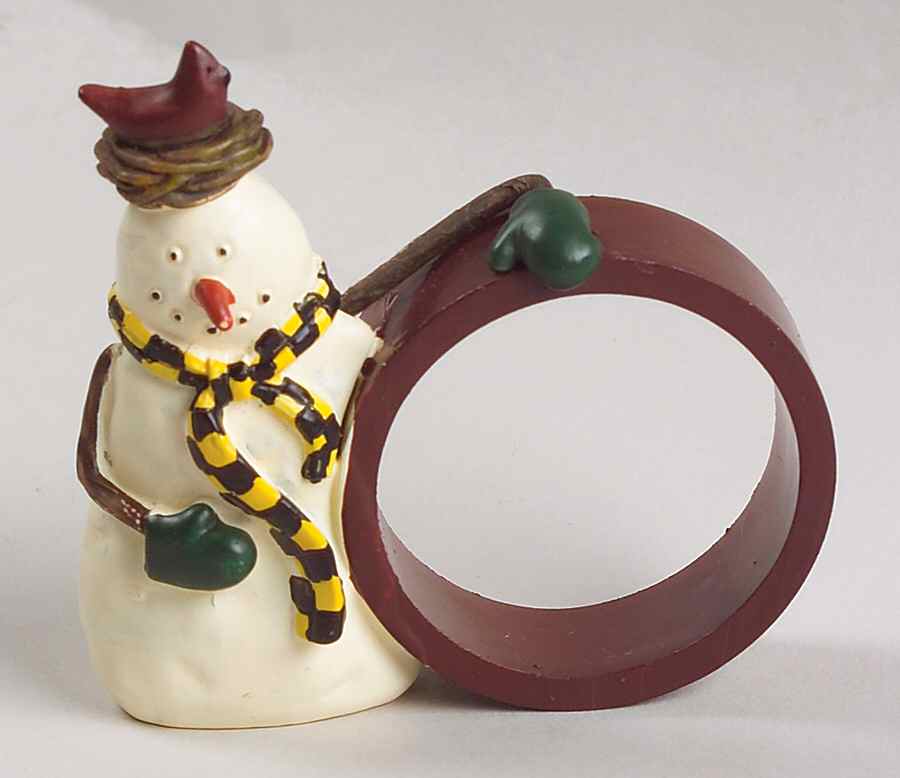 Snowman Figural Napkin Ring by Sakura-1