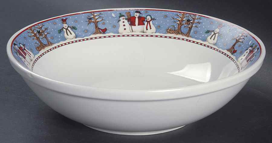 Snowman 7" Individual Pasta Bowl by Sakura-1