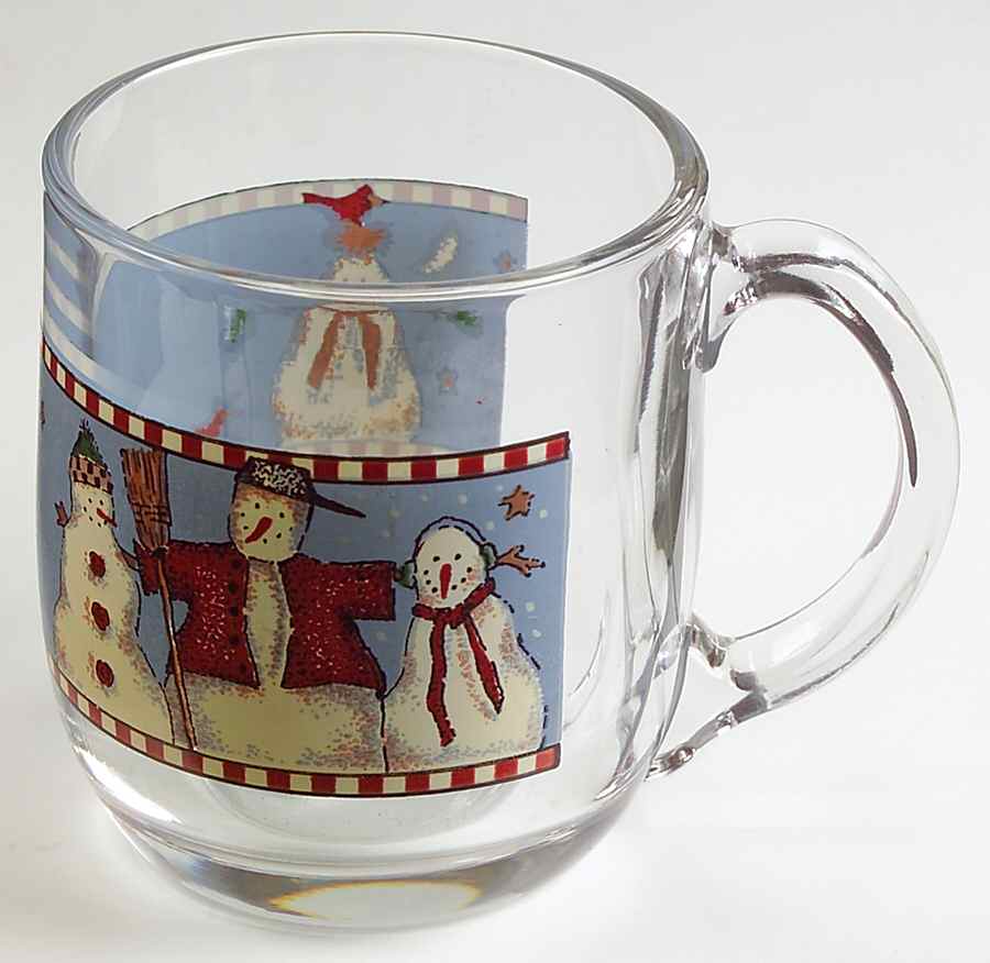 Snowman Glassware Mug by Sakura-1
