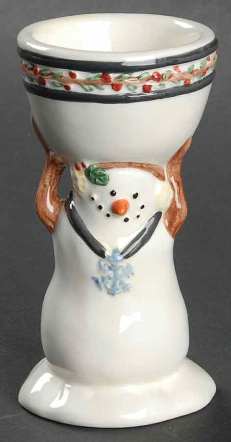 Snowman Figural Egg Cup by Sakura-1