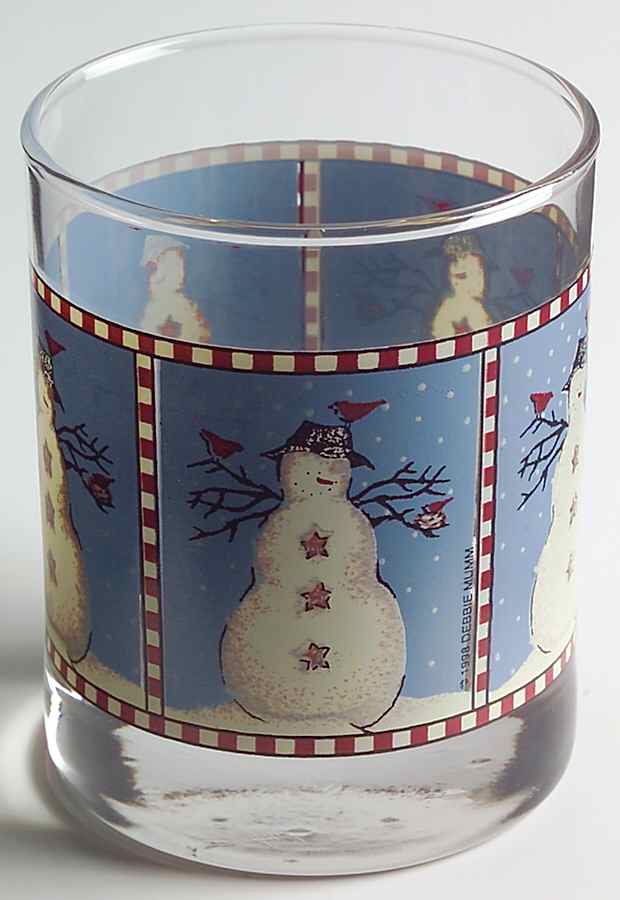 Snowman 12 Oz Glassware Double Old Fashioned by Sakura-1