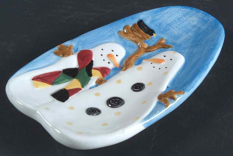 Snowman Figural Spoon Rest by Sakura-1