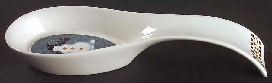 Snowman Spoon Rest/Holder (Holds 1 Spoon) by Sakura-1