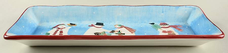Snowman Bread Tray by Sakura-1