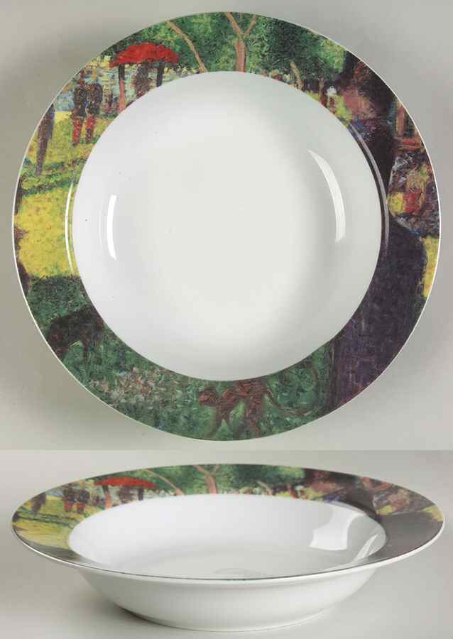 Sunday Afternoon Large Rim Soup Bowl by Sakura-1