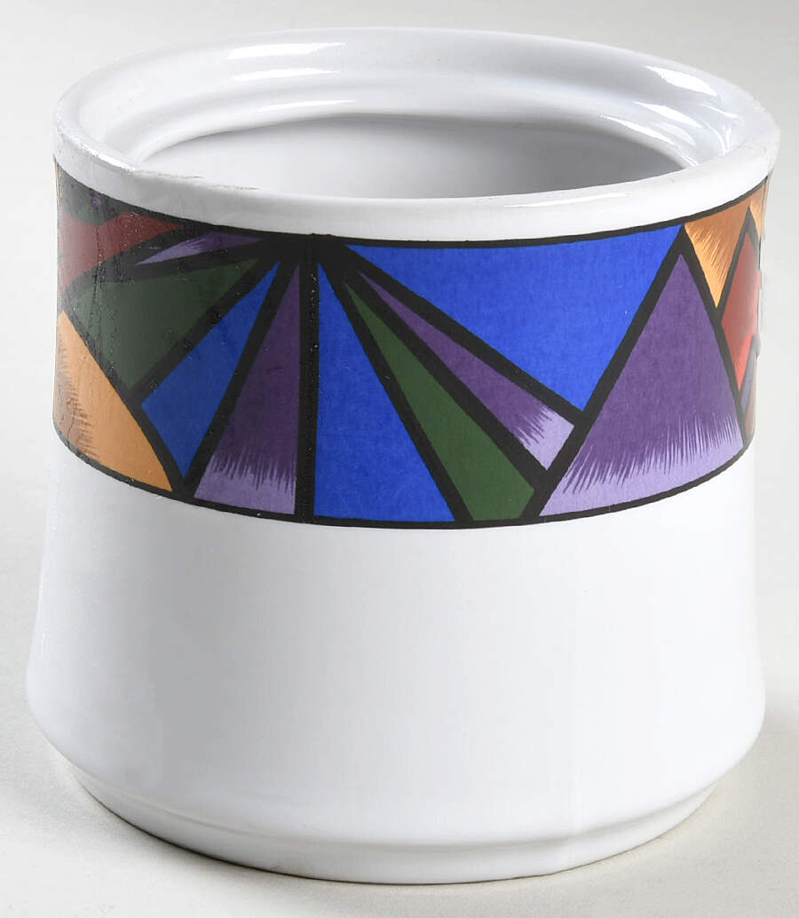 Sunset Mountain Sugar Bowl No Lid by Sakura-1