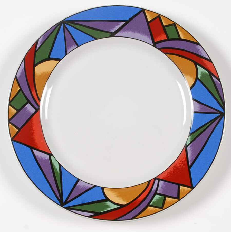 Sunset Mountain Salad Plate by Sakura-1