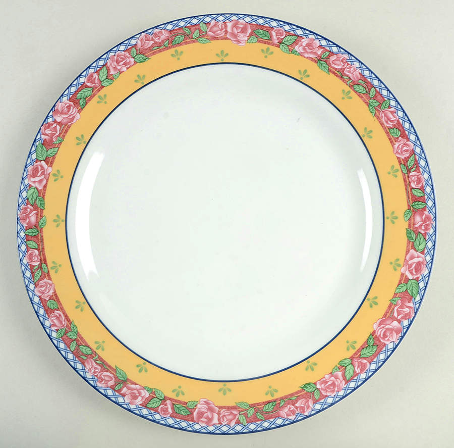 Trellis Rose 12" Chop Plate (Round Platter) by Sakura-1