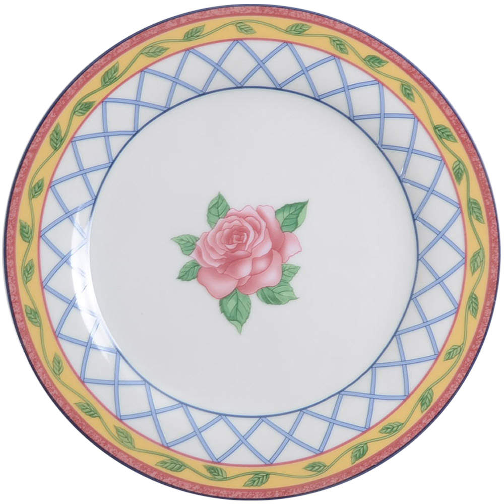 Trellis Rose Salad Plate by Sakura-1