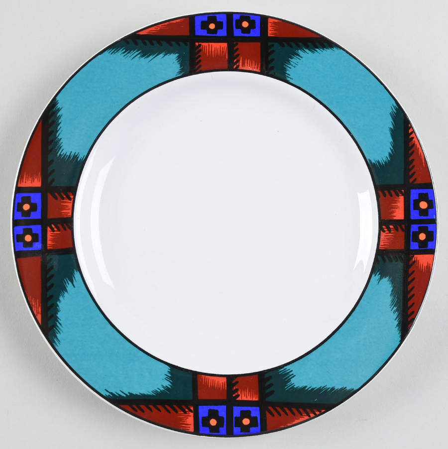 Velvet Quilt Salad Plate by Sakura-1