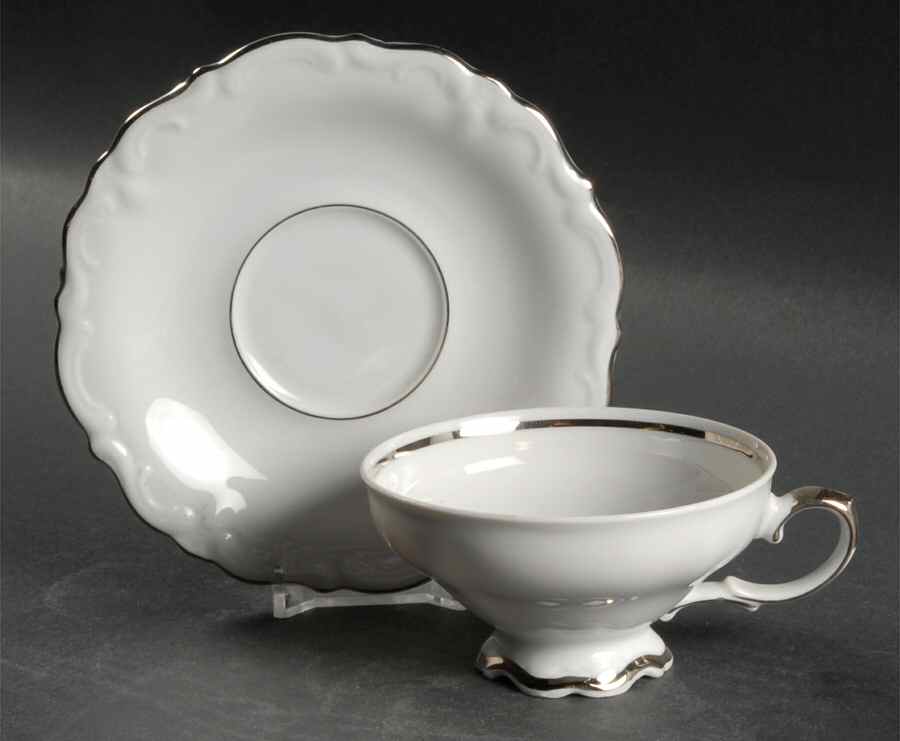 Symphony Footed Cup & Saucer Set by Saladmaster-1