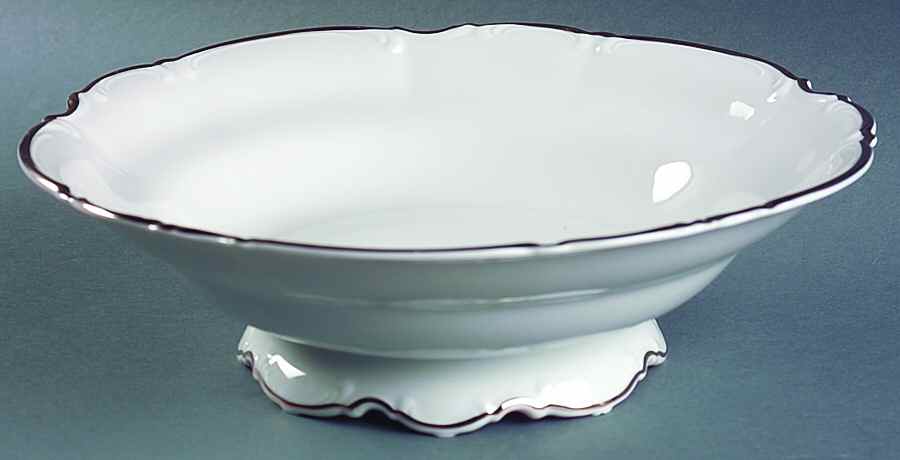 Wedding Band 10" Round Vegetable Bowl by Saladmaster-1