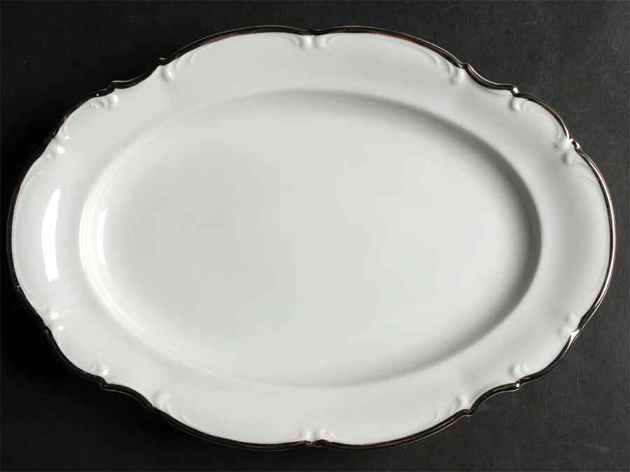 Wedding Band 12" Oval Serving Platter by Saladmaster-1