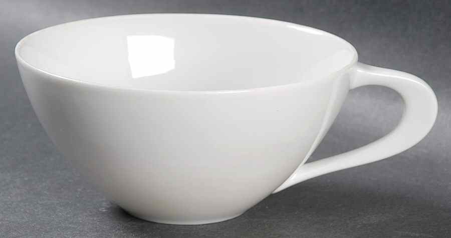 6600 White Flat Cup by Sango-1