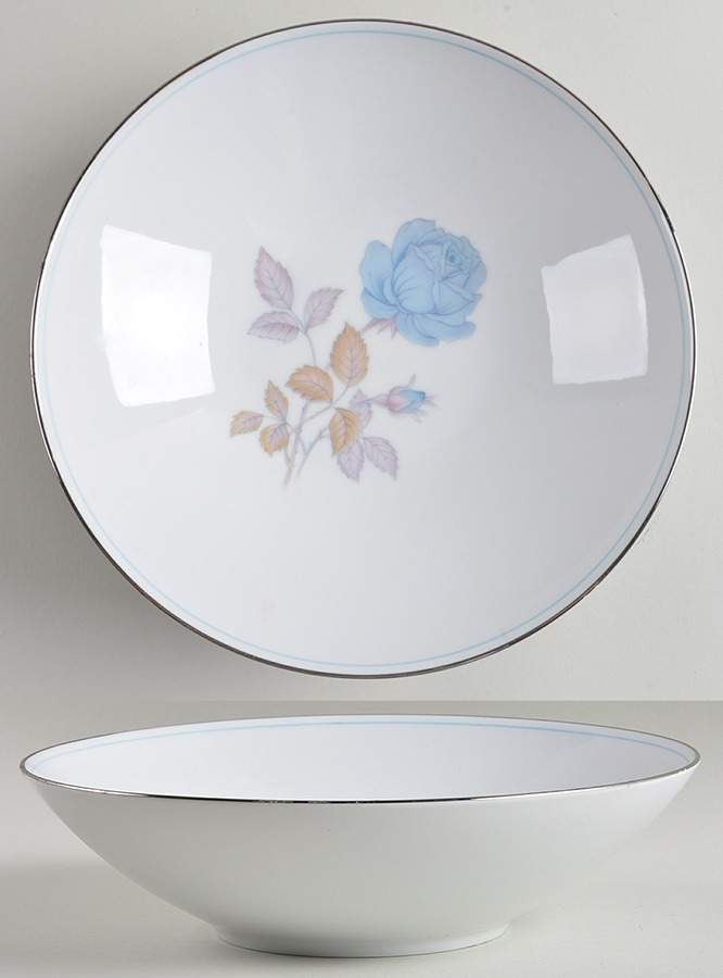 Alice Blue 9" Round Vegetable Bowl by Sango-1