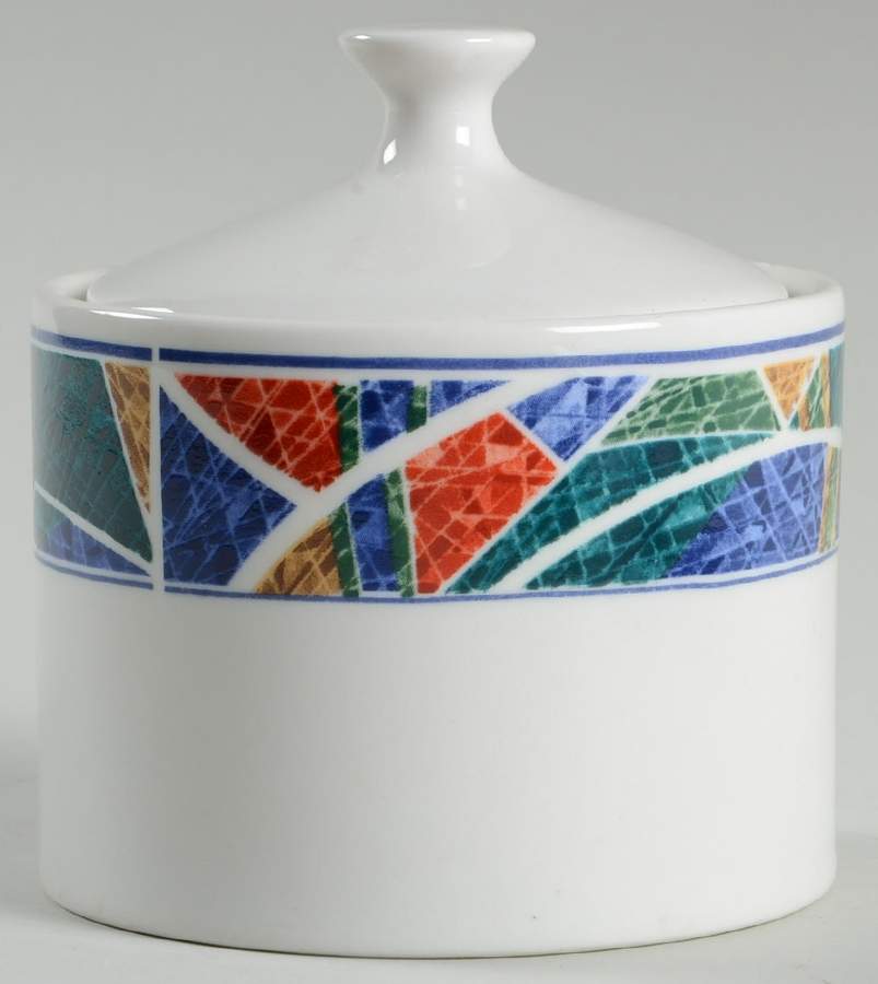 Allegro Sugar Bowl & Lid by Sango-1