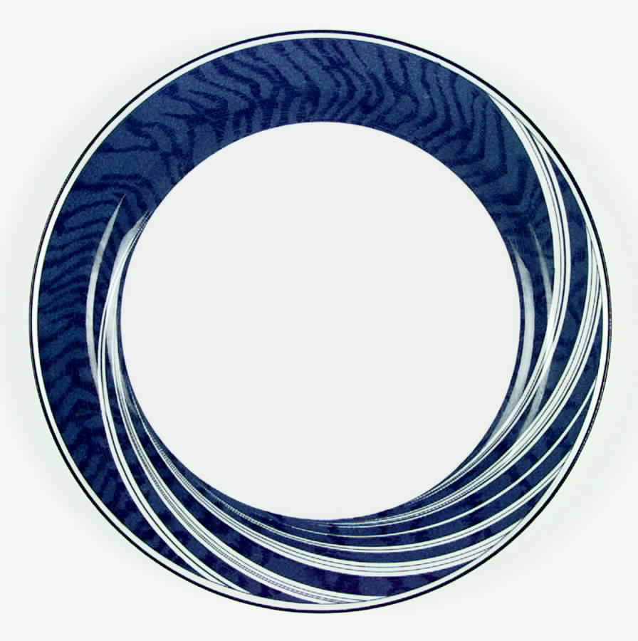 Allegro Indigo Dinner Plate by Sango-1