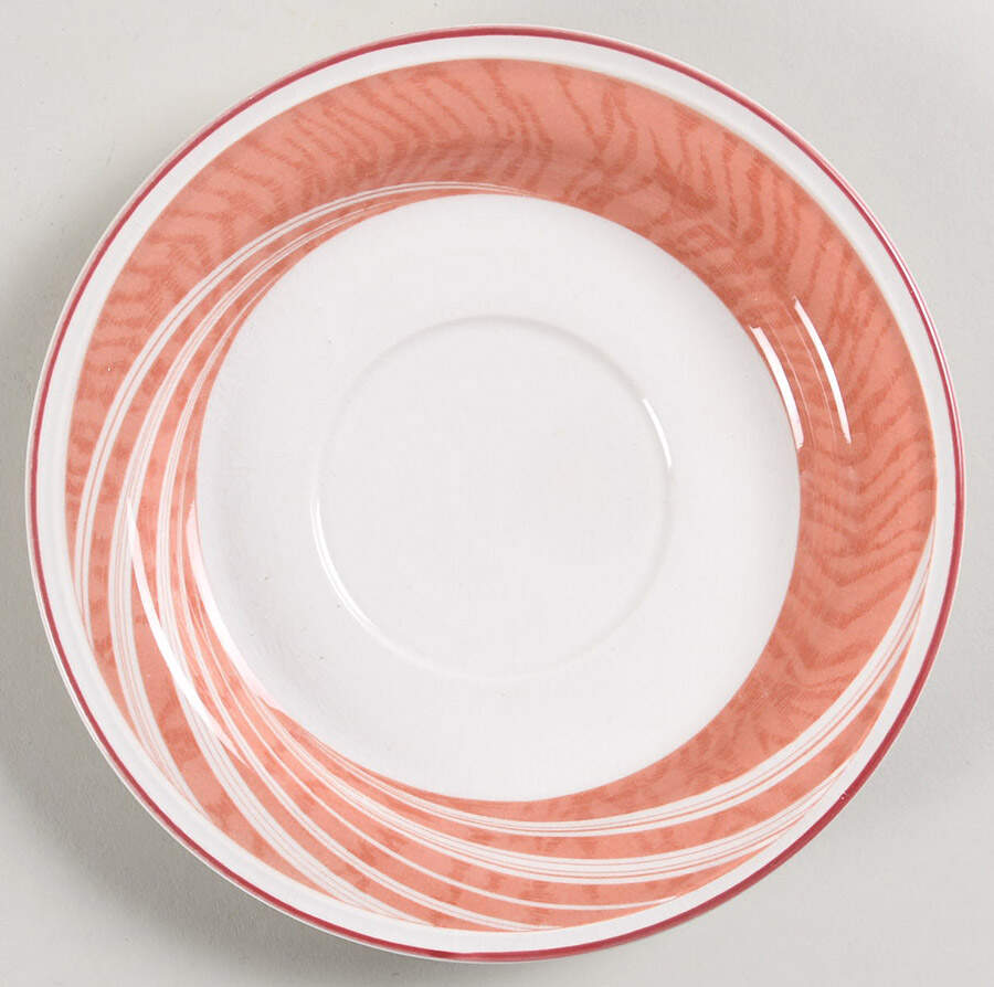 Allegro Peach Saucer by Sango-1