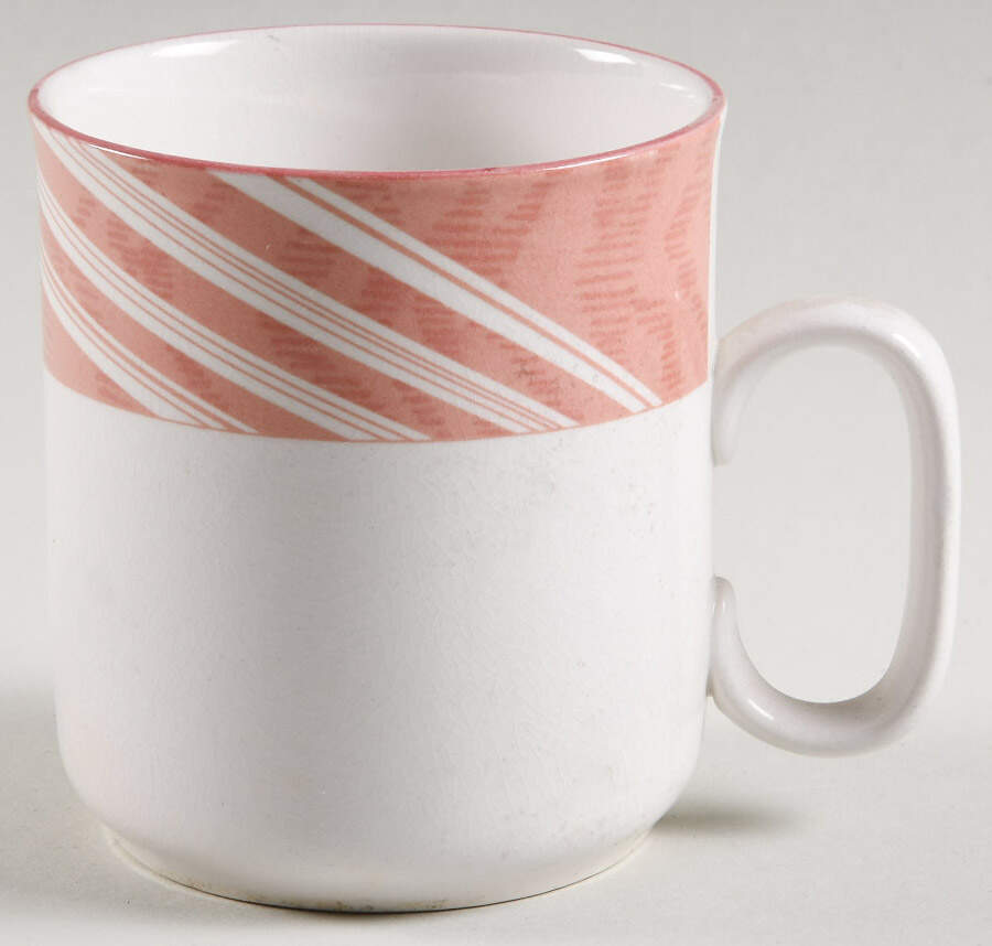 Allegro Peach Flat Cup by Sango-1